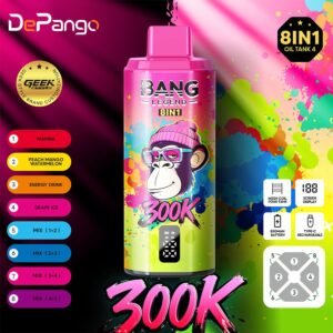 Bang Legend Geek 300K 8-in-1 Flavor Disposable Vape